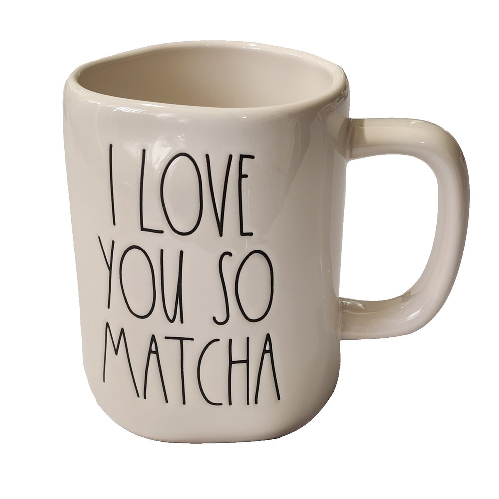 Rea Dunn Artisan Collection by Magenta Mug I LOVE YOU SO MATCHA 18oz